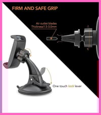 Universal Premium DH17 Gravity Linkage In Car Phone Holder_img_2