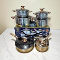 Kaisa Villa KV-6618 Stainless Steel 9Layer 12pcs Cookware Set_img_0