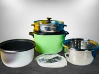 Stainless Steel + Non-Stick Double Pot Rice Cooker( 2.8 liter)_img_1
