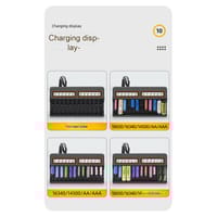 12-Slot Smart Universal Battery Charger with LCD Display – For 18650, AA, AAA NiMH & Li-ion Batteries S0216_img_4