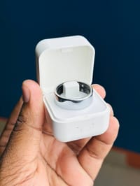 GrearUp Smart Finger Ring for Fitness Tracking – With Charging Case – (Ring Size -9)_img_1