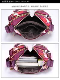 Light Maroon Korean sports travel shoulder bag_img_2