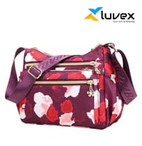 Light Maroon Korean sports travel shoulder bag_img_0