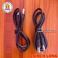 Male To Male DC Power Cable 5.5*2.1 mm For Router Onu 24Inch_img_2