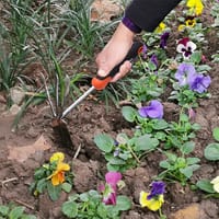 HARDEN Combination Hoe & Fork, Stainless steel, 325x180mm, hand garden small shovel farm agricultural tools spade garden trowel; 632704_img_1