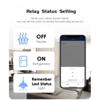 1 Gang Smart WiFi + RF Switch Relay (Tuya 16A) | Control with Remote, App & Voice | Smart Life, Alexa, Google Home_img_1