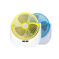 JY Super JY-1880 Lithium Rechargeable Mini Table Fan with LED Light_img_0