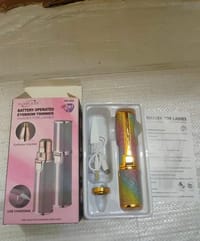 Eyebrow Trimmer and Facial Hair Shaver 2 in 1_img_1