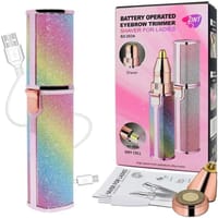 Eyebrow Trimmer and Facial Hair Shaver 2 in 1_img_2