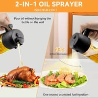 Original Chinese 2In1 Oil Sprayer Glass Bottle Anti-leakage Olive Oil Storage Sprayer Camping BBQ Cooking Oil Dispenser Jar Cruet Kitchen Supply_img_2
