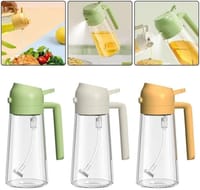 Original Chinese 2In1 Oil Sprayer Glass Bottle Anti-leakage Olive Oil Storage Sprayer Camping BBQ Cooking Oil Dispenser Jar Cruet Kitchen Supply_img_6