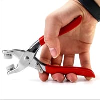 Snap Button Tools Press Studs Pliers Tool 9.5mm Snap Fasteners Tool Kit Hollow and Solid Metal Prong Snaps Buttons Clothing Leather Crafting Sewing Access Baby clothes button DIY Clothes installation Tool_img_3