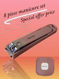 8 piece manicure set Nail cutter plus Manicure Accessories nail cutter machine_img_5