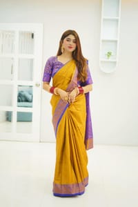 Kanjivaram katan Sharee with blause pcs_img_1