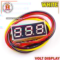 LED Display Mini 0.28 inch DC 0 -100V Digital Voltmeter 100V Volt Panel Indicator Monitor Voltage Meter-1PCS - Compact Digital Voltmeter -White_img_6