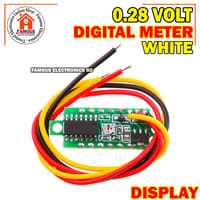LED Display Mini 0.28 inch DC 0 -100V Digital Voltmeter 100V Volt Panel Indicator Monitor Voltage Meter-1PCS - Compact Digital Voltmeter -White_img_3
