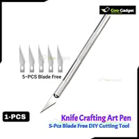 Crafting Art Pen Precision Knife with Interchangeable Sharp 5/10 Blades | DIY Cutting Tool_img_2