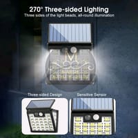 💥Auoyo Solar Wall Light Solar Outdoor Lighting LED Motion Sensor Solar Light 270° Wide Angle Lamp Automatic Light IP65 Waterproof Garden Light for Yard Garden Deck Pathway Porch_img_1