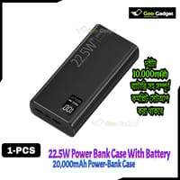 Super-Fast Charging Power Bank 20000mAh – PD 22.5W | Dual USB + Type-C | Bidirectional Fast Charging | Black & White_img_2