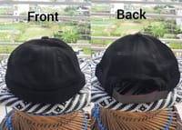 ব্রিমলেস ফুল ব্লাক ক্যাপ_img_0