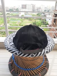 ব্রিমলেস ফুল ব্লাক ক্যাপ_img_2