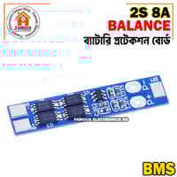 2S 7.4V-8.4V 8A 18650 Li-ion Battery Protection Board BMS PCM HX-2S-01_img_2