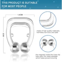 Silicone Magnetic Anti-Snoring Nose Clip._img_4
