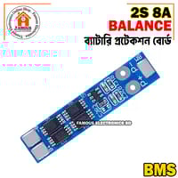2S 7.4V-8.4V 8A 18650 Li-ion Battery Protection Board BMS PCM HX-2S-01_img_0