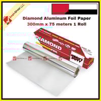 Diamond Aluminum Foil Paper 300mm x 75 meters 1 Roll_img_0