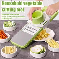 5-in-1 Multifunctional Vegetable Cutter & Slicer – Stainless Steel Blades_img_2