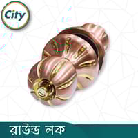 প্রিমিয়াম গুণমানের রাউন্ড লক রোজ গোল্ড রঙের নতুন মডেলের রাউন্ড লক সর্বজনীন কাঠের দরজার লক_img_1