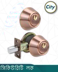 সিকিউরিটি লক উভয় পাশের চাবি সিস্টেম ডাবল সিলিন্ডার ডেডবোল্ট লক দরজার লক অ্যান্টিক রঙের ডোর লক_img_0
