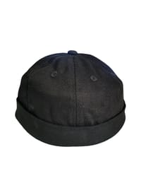 Brimless Black Cap_img_0