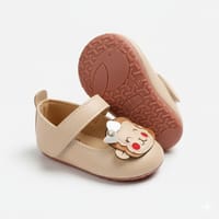 Baby Girls Monkey Soft PU Leather Shoes (6 - 24 months) for yours BABUU_img_1