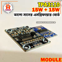 CA-3110 Digital Amplifier Audio Board 2x15W 8-18V Stereo Class D High Power TPA_img_6