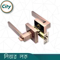 আধুনিক দরজার হ্যান্ডল লক সহ এক সাইড চাবি এক সাইড নব ডোর লক অ্যান্টিক দরজার লক Door Lock_img_1