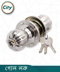 উচ্চ সুরক্ষা রাউন্ড লক কামরাঙ্গা মডেল সর্বজনীন কাঠের ডোর লক সিলভার রঙের দরজার লক_img_0