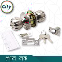 উচ্চ সুরক্ষা রাউন্ড লক কামরাঙ্গা মডেল সর্বজনীন কাঠের ডোর লক সিলভার রঙের দরজার লক_img_4