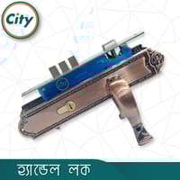 উচ্চ সুরক্ষা স্ট্যান্ডার্ড সাইজের ডোর লক প্রধান দরজার লক অ্যান্টিক রঙের হ্যান্ডেল লক Door Lock_img_3