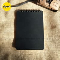 OXYNOTE A5 Size Premium Blank Cover Notebook - Black_img_0