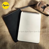 OXYNOTE A5 Size Premium Blank Cover Notebook - Black_img_1