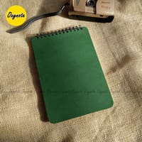 OXYNOTE A5 Size Premium Blank Cover Notebook - Dark Green_img_0