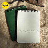 OXYNOTE A5 Size Premium Blank Cover Notebook - Dark Green_img_1