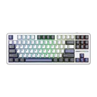 Aula F87 Gasket RGB Mechanical Keyboard- Gray Wood Switch_img_0