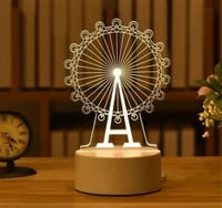 Acrylic Multicolor Night Lamp (Ferris Wheel)_img_0