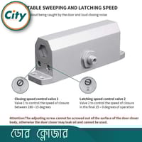 অটোমেটিক ডোর ক্লোজার হাইড্রোলিক ডোর ক্লোজার স্পিড অ্যাডজাস্টেবল হেভি ডিউটি ওভারহেড সফট ক্লোজ ডোর ক্লোজার_img_5