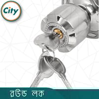 উচ্চ সুরক্ষা রাউন্ড লক নতুন কামরাঙ্গা মডেল সর্বজনীন কাঠের ডোর লক সিলভার রঙের দরজার লক_img_3