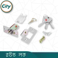 উচ্চ সুরক্ষা রাউন্ড লক নতুন কামরাঙ্গা মডেল সর্বজনীন কাঠের ডোর লক সিলভার রঙের দরজার লক_img_4