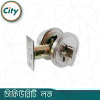 সিকিউরিটি লক ওয়ান সাইড কী ওয়ান সাইড নব সিস্টেম সিঙ্গল সিলিন্ডার ডেডবোল্ট লক দরজার লক এস এস কালার ডোর লক_img_1