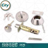 সিকিউরিটি লক ওয়ান সাইড কী ওয়ান সাইড নব সিস্টেম সিঙ্গল সিলিন্ডার ডেডবোল্ট লক দরজার লক এস এস কালার ডোর লক_img_3